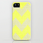 Jonquils & Daffodils - Yellow Chevron iPhone & iPod Case #采集大赛#