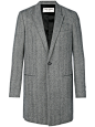 Saint Laurent Chesterfield peak lapel coat