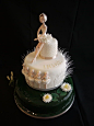 Cake Art!! ~ "Swan Lake"   ~ all edible and fab!  ~ 5 ballerinas on the bottom dancing