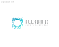 标志说明：FLEXTHINK标识设计欣赏。——LOGO圈