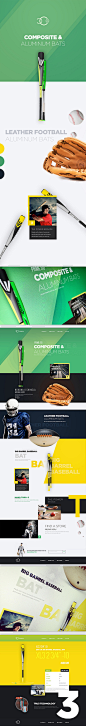 Baseball棒球网页欣赏 - WEB Inspiration