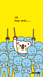 #OK熊很OK# #OKI&KIKI# #明信片# #Postcard# #KO不爽# #OK起飞# #元气# #Adorable# #挤地铁# #上班族# #微笑# #围笑# #Nice# #Good# #好心情#
