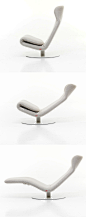 意大利家具设计师Gio Mussi设计的Kangura扶手椅是一款变形椅，椅子采用专利的结构设计，除了满足人体工学设计外，座位和靠背可以转动，从一把座椅变成一把躺椅，让你怎么舒服怎么来。