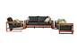 荣麟京瓷 红木沙发 古典单人沙发 现代中式三人沙发 组合沙发-淘宝网