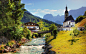 唯美欧洲小镇自然风景桌面壁纸(9张)_360图片