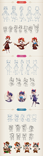 Shuffle Cats - The Characters : A collection of some character designs I have done in the game
