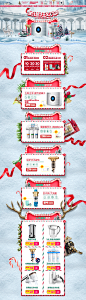 活动促销圣诞狂欢季圣诞节电商淘宝天猫京东首焦全屏电器小家电电商页面首页