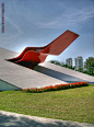 Ibirapuera Auditorium designed by Oscar Niemeyer, São Paulo, Brazil (built 2002-2005)