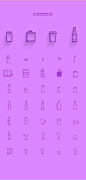 EIGHT LINE ICON SETS : These are 8 different sets of 35 icons which I created for fun and practice. I might do more in the future but I thought I'd release these ones already.As promised after 4000 views. A freebie of all eight icon sets!Enjoy.