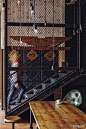 蒸汽朋克风的南非Truth咖啡厅设计，设计师 Haldane Martin。