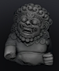 Bali's Demon, Guillaume Mardaga : 2 weeks project made for my Demoreel based on a picture.
I've spent the first week sculpting.
The second one shared between texturing using Substance Painter and Mari for the details and Rendering using Vray and Maya.
