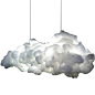 现代简约漂浮白云朵创意个性艺术儿童房卧室酒店蚕丝工程装饰吊灯-淘宝网