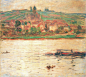 Vetheuil, Barge on the Seine , 1901-02