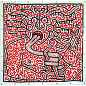 美国著名波普艺术家凯斯·哈林(Keith Haring)的涂鸦作品。