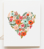 Floral Heart Card