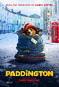 电影海报设计欣赏:帕丁顿熊(Paddington)  #电影# #海报#