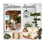 outdoor spaces : A home decor collage from June 2014