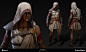 Assassin's Creed Odyssey - Pilgrim Outfit, Bruno Morin : I was responsible for modeling and texturing the Pilgrim outfit.<br/>As always, it was a team effort. So here is the complete credit list for this work.<br/>I hope I didn't forget anybod