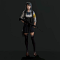 Gunslinger Girl, HyungJin Yang : This is the character I've been working on . 
Rendered in Marmoset toolbag 3