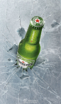 #3D视界##国外啤酒创意海报设计欣赏：跟我一起摇摆，冰爽。