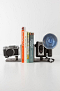 Vintage Camera Bookends