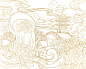 菊花茶包装插画-古田路9号-品牌创意/版权保护平台