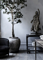 ♅ Dove Gray Home Decor ♅  asian vignette in grey