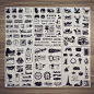 世界风景名胜之旅 PVC透明贴纸 日记装饰贴纸套装 (6张) 手帐贴纸-淘宝网