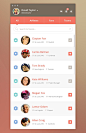 联系人列表，请参阅：http://dribbble.com/shots/876515-Search-for-friends-list?list=searches=notifications …