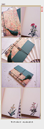 【缬】手工本子 线装本 日记本 笔记本 送老外 创意礼物 中国风-淘宝网