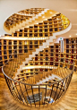 Extraordinary architecture in L'Intendant Wine Shop, Bordeaux, Gironde, Aquitane, France, Europe