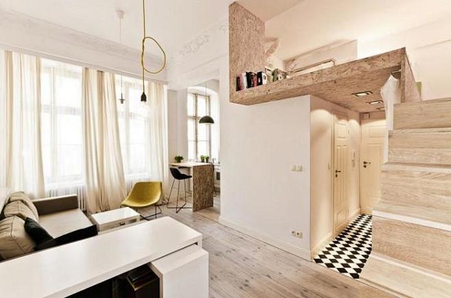 波兰29平米小公寓空间设计