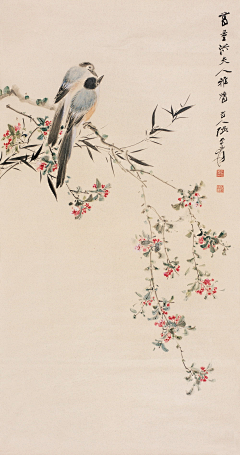 季子乌采集到国风花鸟人/山水古画