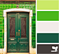 a door green