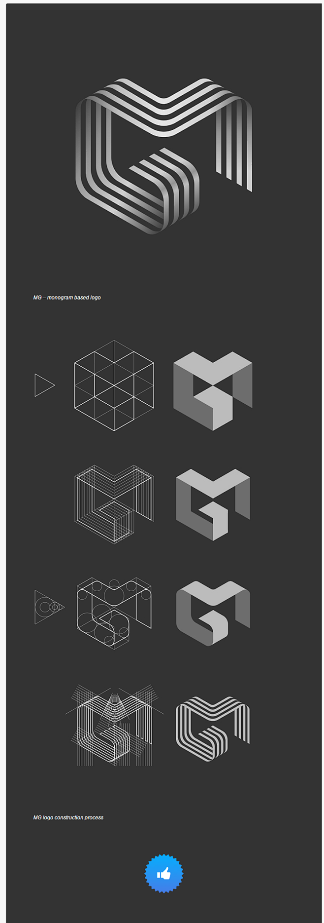 MG logo on Behance