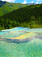 惊人的捕捉：摇滚池，加拿大。有点像中国的四川黄龙

. : : Stunning Nature : : . / Amazing Snaps: Rock Pools, Canada