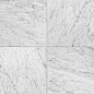 White Carrara C Honed Marble Tiles - Marble Systems Inc.: 