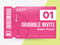 Dribbble invite 3rd set attachment