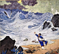著名国画家、连环画家——项维仁和他的工笔重彩仕女画