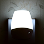 LED声控灯小夜灯 插电节能 创意声光控婴儿宝宝床头灯感应灯壁灯 原创 设计 新款 2013 正品 代购  淘宝