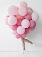 Pink balloons