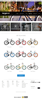 Pure Fix Cycles固定齿轮自行车 - 网页设计 - 黄蜂网woofeng.cn
