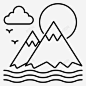雪山小山站小山 雪山 icon 图标 标识 标志 UI图标 设计图片 免费下载 页面网页 平面电商 创意素材