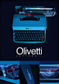 Olivetti Typewriter Poster 2 by ACSmithy