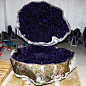 天然乌拉圭紫晶聚宝盆 极品紫晶洞聚宝盆