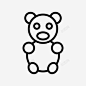 泰迪熊孩子游戏 标识 标志 UI图标 设计图片 免费下载 页面网页 平面电商 创意素材