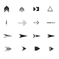 千库网_黑白箭头符号图标套图_元素编号13141380