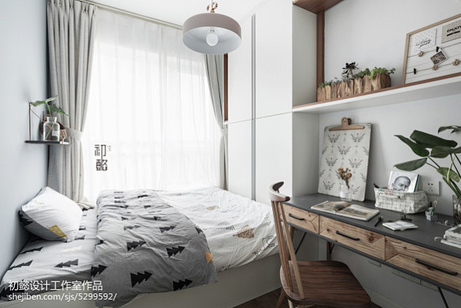 小户型北欧风格卧室设计图片