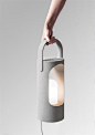 "Roling" Collection Decorative Lamps Made Of A New Composite Material  METALARTE