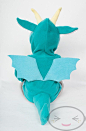 BABY & TODDLER Dragon Hoodie Costume Vest Jacket by lemonbrat #正太#